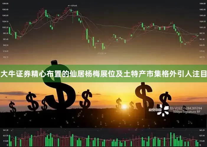 大牛证券精心布置的仙居杨梅展位及土特产市集格外引人注目