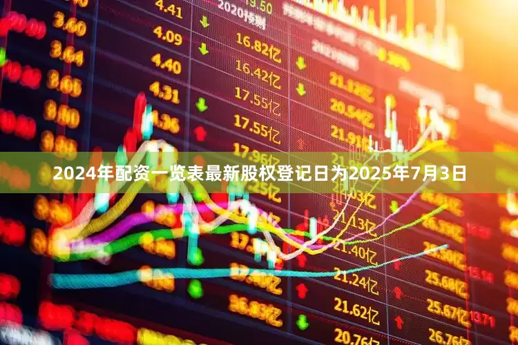 2024年配资一览表最新股权登记日为2025年7月3日