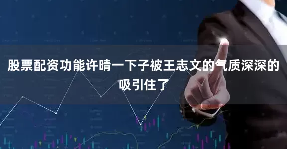 股票配资功能许晴一下子被王志文的气质深深的吸引住了