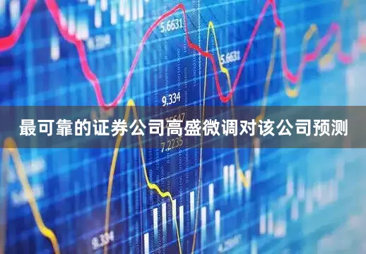 最可靠的证券公司　　高盛微调对该公司预测