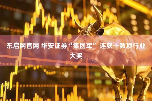 东启网官网 华安证券“集团军” 连获十数项行业大奖